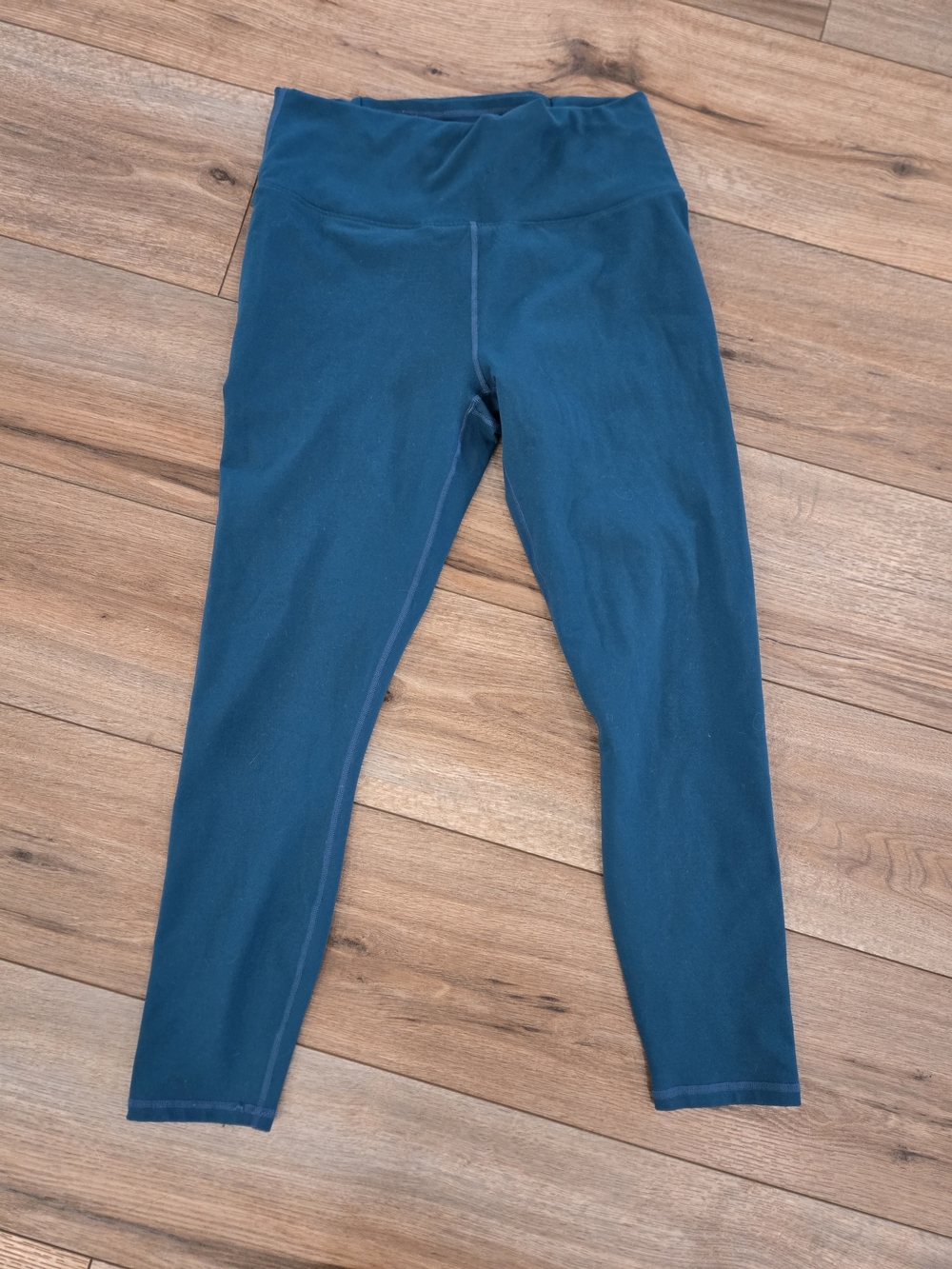 Fabletics Powerhold Teal High-Rise Leggings